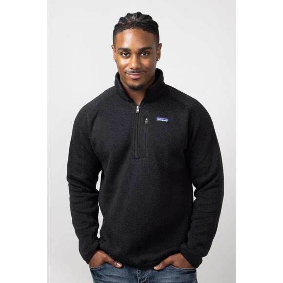 Patagonia Other - Patagonia Better Sweater 1/4 Zip Fleece Men's Medium (Tag L) Black NWT